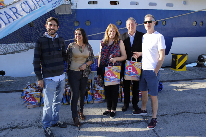 Los turistas del Royal Clipper, el velero m�s gran del mundo, conocen la Costa Tropical 
